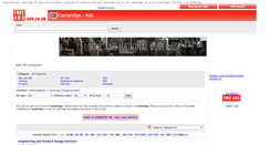 Desktop Screenshot of cambridge.freeadsinuk.co.uk