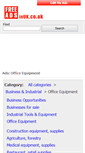 Mobile Screenshot of business-industrial-office-equipment.freeadsinuk.co.uk