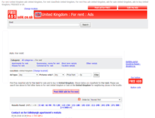 Tablet Screenshot of for-rent.freeadsinuk.co.uk