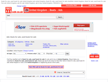 Tablet Screenshot of boats.freeadsinuk.co.uk