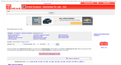 Desktop Screenshot of businesses-for-sale.freeadsinuk.co.uk