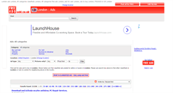 Desktop Screenshot of london.freeadsinuk.co.uk