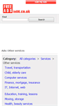 Mobile Screenshot of other-services.freeadsinuk.co.uk