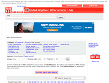Tablet Screenshot of other-services.freeadsinuk.co.uk