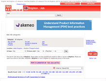 Tablet Screenshot of brighton.freeadsinuk.co.uk