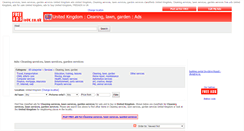 Desktop Screenshot of cleaning-garden-services.freeadsinuk.co.uk