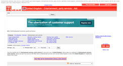Desktop Screenshot of entertainment-party-services.freeadsinuk.co.uk