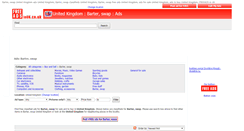 Desktop Screenshot of barter.freeadsinuk.co.uk
